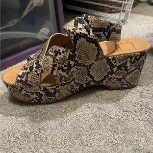 Dolce vita snakeskin heels